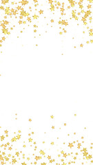 Magic stars vector overlay.  Gold stars scattered