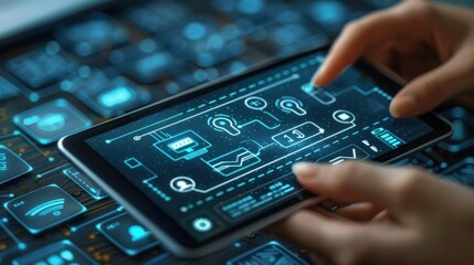 Innovative digital wallet solutions for small businesses, detailed interface