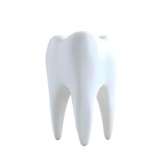 Molar tooth isolated on transparent background
