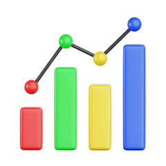 3D illustration of benchmark. analysis