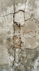 Aged grunge concrete wall texture with cracks