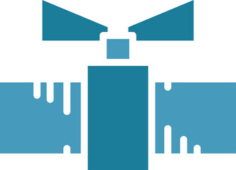 Pipeline and Valve Icon