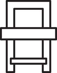 Chair Line Icon