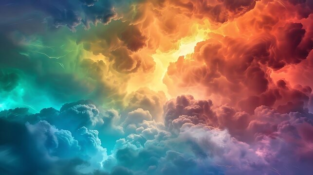 Multicolor abstract background. Holographic texture.