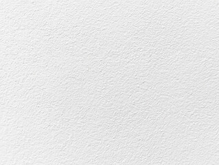 White Cement Wall Seamless Texture with Rough Surface for Background, Space for Text