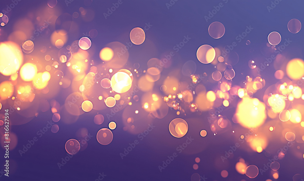 Wall mural abstract bokeh background-generative aI