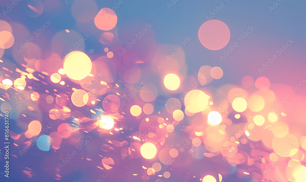 Wall mural abstract bokeh background-generative aI