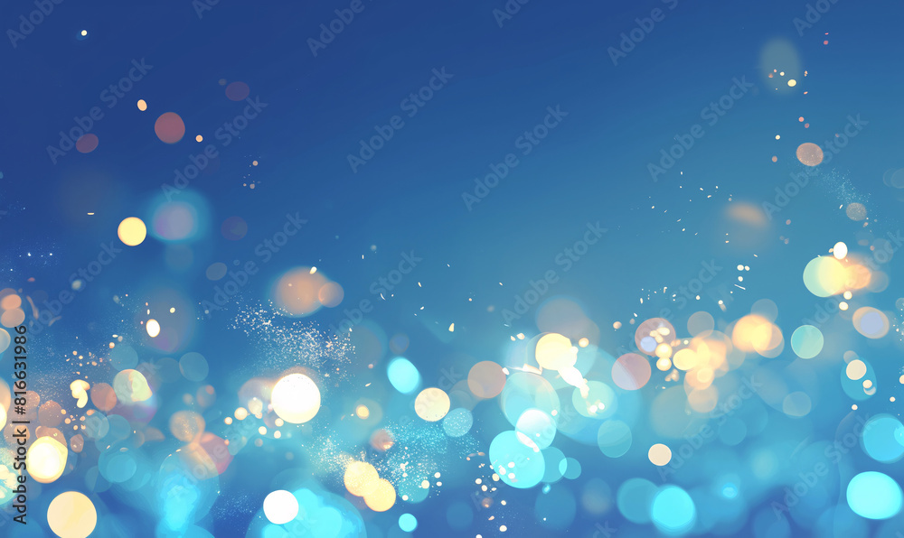 Wall mural abstract bokeh background-generative aI