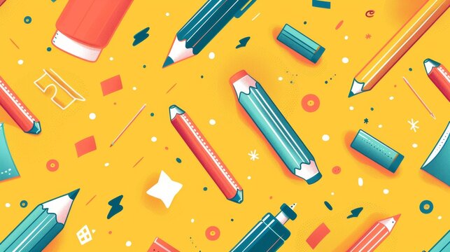 Educitational Pattern Education Pattern-Bilder: Stock-Fotos & -Videos. | Adobe Stock