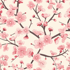 seamless pattern with flowers