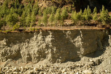 Landscape with snow. The Himalayas are stunning especially when the visibility is good which is...