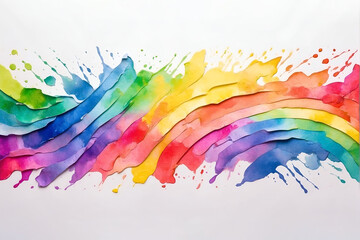 Fototapeta premium abstract watercolor background with watercolor splashes