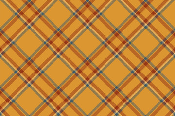 Tartan plaid background, diagonal check seamless pattern. Vector fabric texture for textile print, wrapping paper, gift card, wallpaper.