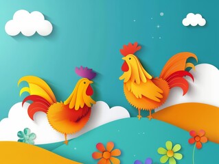 Illustration cards blank template for text of Cyber Monday