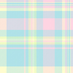 Seamless vector texture of check tartan textile with a pattern background plaid fabric.