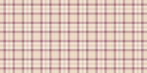 Self tartan vector fabric, slim pattern background textile. Calm plaid seamless texture check in light and pastel colors.