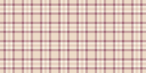 Self tartan vector fabric, slim pattern background textile. Calm plaid seamless texture check in light and pastel colors.