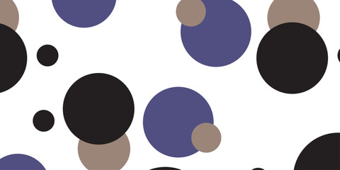 Dark Pink vector red pattern of geometric circles, shapes. Colorful mosaic banner. Geometric background with colored disks.