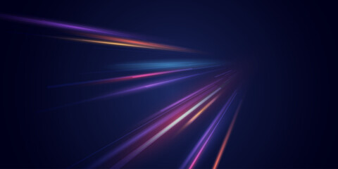 Light blue Twirl. Curve light effect of neon line. Luminous blue circle. Light neon pedistal, podium, platform, table. Vector PNG. Fast speed lines. Modern abstract high-speed motion effect png. 