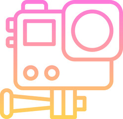 Fototapeta premium Action cam icon