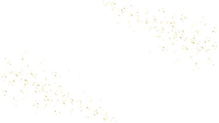 Obraz premium Gold glitter texture. Isolated hexagonal sequins on white background.