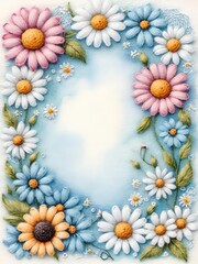 Obraz premium abstract floral background. background with flowers