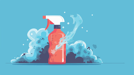Pulverize spray bottle with smoke design Hygiene 
