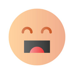 Get this amazing crying emoji vector design, customizable vector