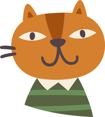 Cat Hand Drawn Portrait