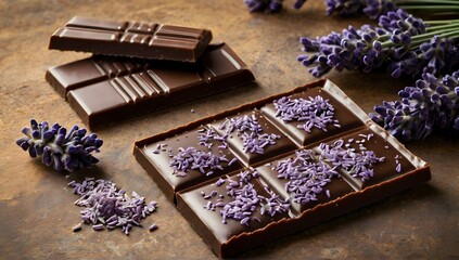 lavender chocolate bar