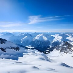 Discovering Switzerland's Winter Beauty: Panorama from Pilatus Peaks
