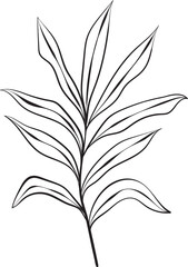 rustic leaf ornament floral