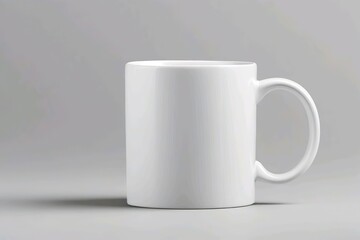 Fototapeta premium blank white coffee and tea cup