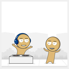 DJ playing music in a nightclub
