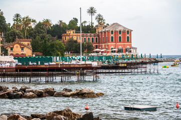 Fototapeta premium Ligurian coast. Dream countries. Rapallo.