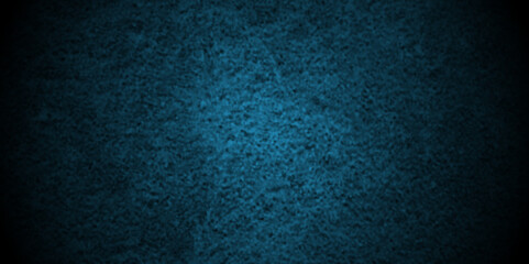 Dark blue stone wall blank watercolor backdrop light design. Dark blue or black slate background rock distress texture. High Resolution on dark black and blue Cement Texture Background.