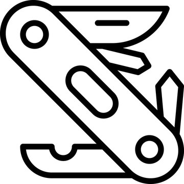black outline multi-tool clip art preview