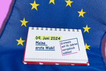 Europawahl 2024 am 09.06.2024, Heftnotiz