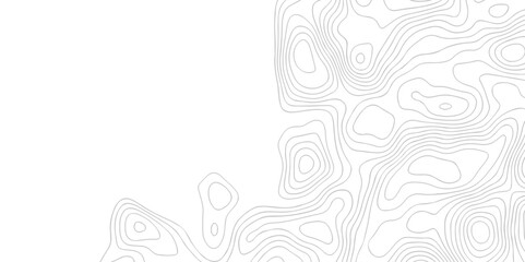 Fototapeta premium Vector geographic contour map. Topography map background. Black and white wave Seamless line. Topography relief. White wave paper curved reliefs abstract. Topographic map patterns,topography line map 