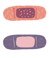 Personal tape colorful stamp painting illustrations 