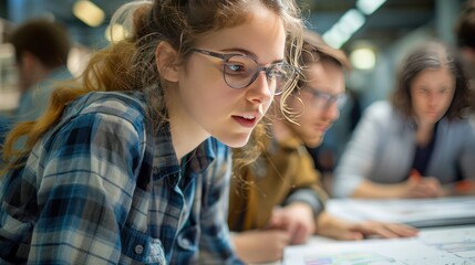 engineer with drawing