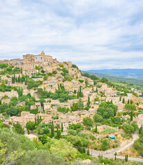Fototapeta premium Famous town of Gordes in Provence, southern France