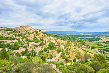 Fototapeta premium Famous town of Gordes in Provence, southern France