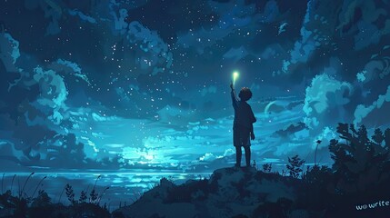 banner background of National Day of Light theme banner design for microstock, no text, and wide copy space, [A series of images showing lights