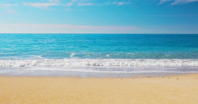 beautiful tropical sea and sandy beach