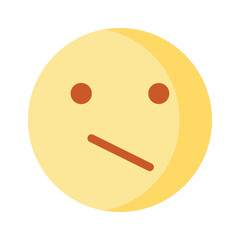 Confused emoji vector design, ready to use