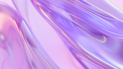 A purple background with glasslike shapes and curves, creating an abstract design. The soft pastel...