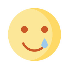 Get your hands on perfectly designed sad emoji icon, customizable vector