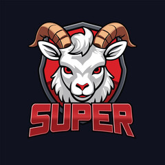 Goat Gaming Logo Template