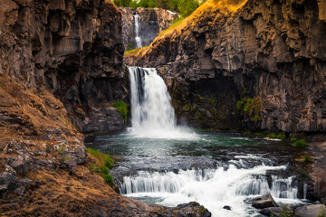 White River Falls in White River Falls State Park, near Maupin, Oregon